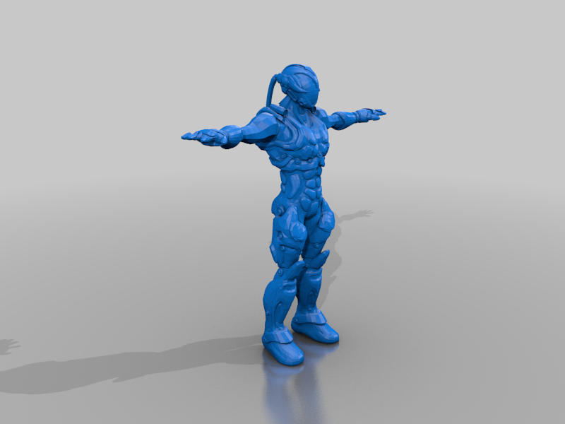 exo suit - carapace armour - t-model