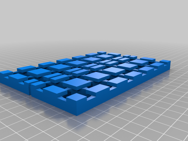 6x4 Holder for 21700 Batteries with 9mm Wide Nickel Strip