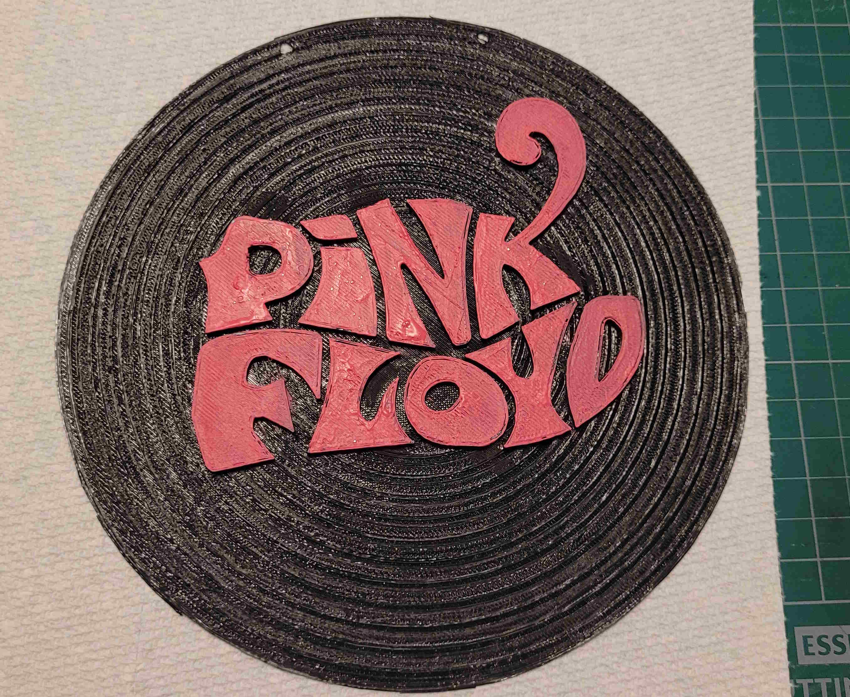 Pink Floyd 7in Record Sign