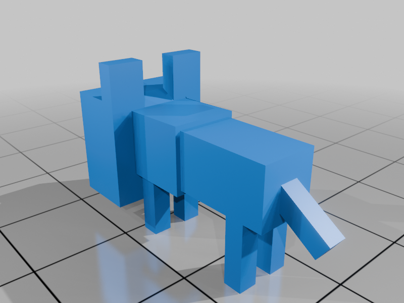 Minecraft baby wolf