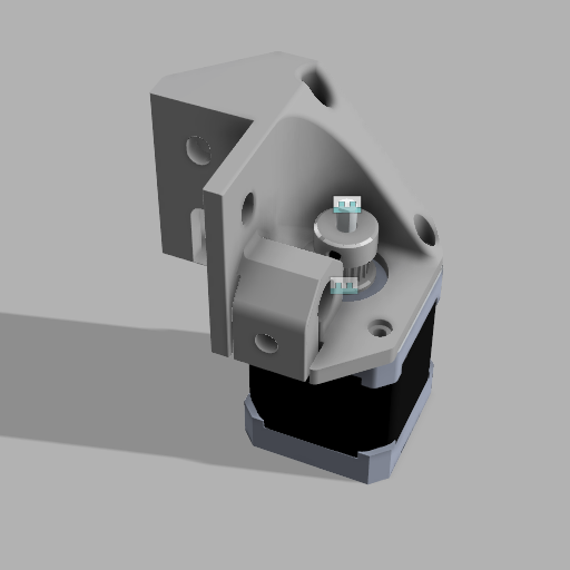 Reinforced XY Stepper Mount for HEVO