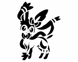 Sylveon stencil