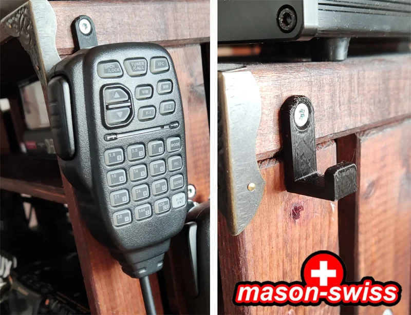 Hook for the xiegu G90 microphon