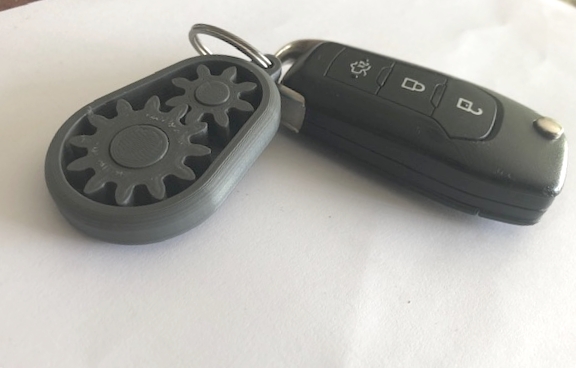 Gearbox stress relief keychain