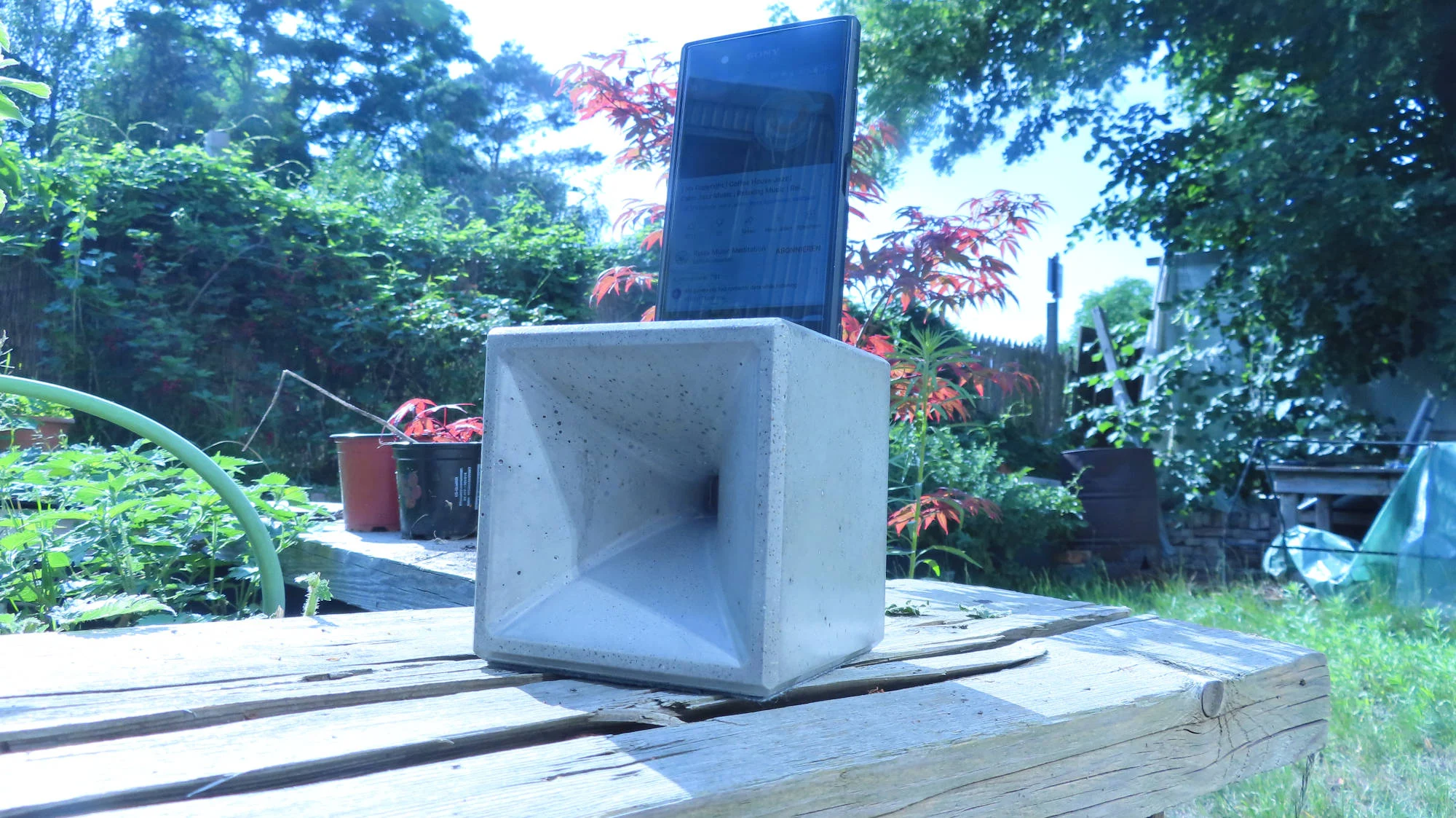 Passive concrete loudspeaker - Passiver Beton Lautsprecher