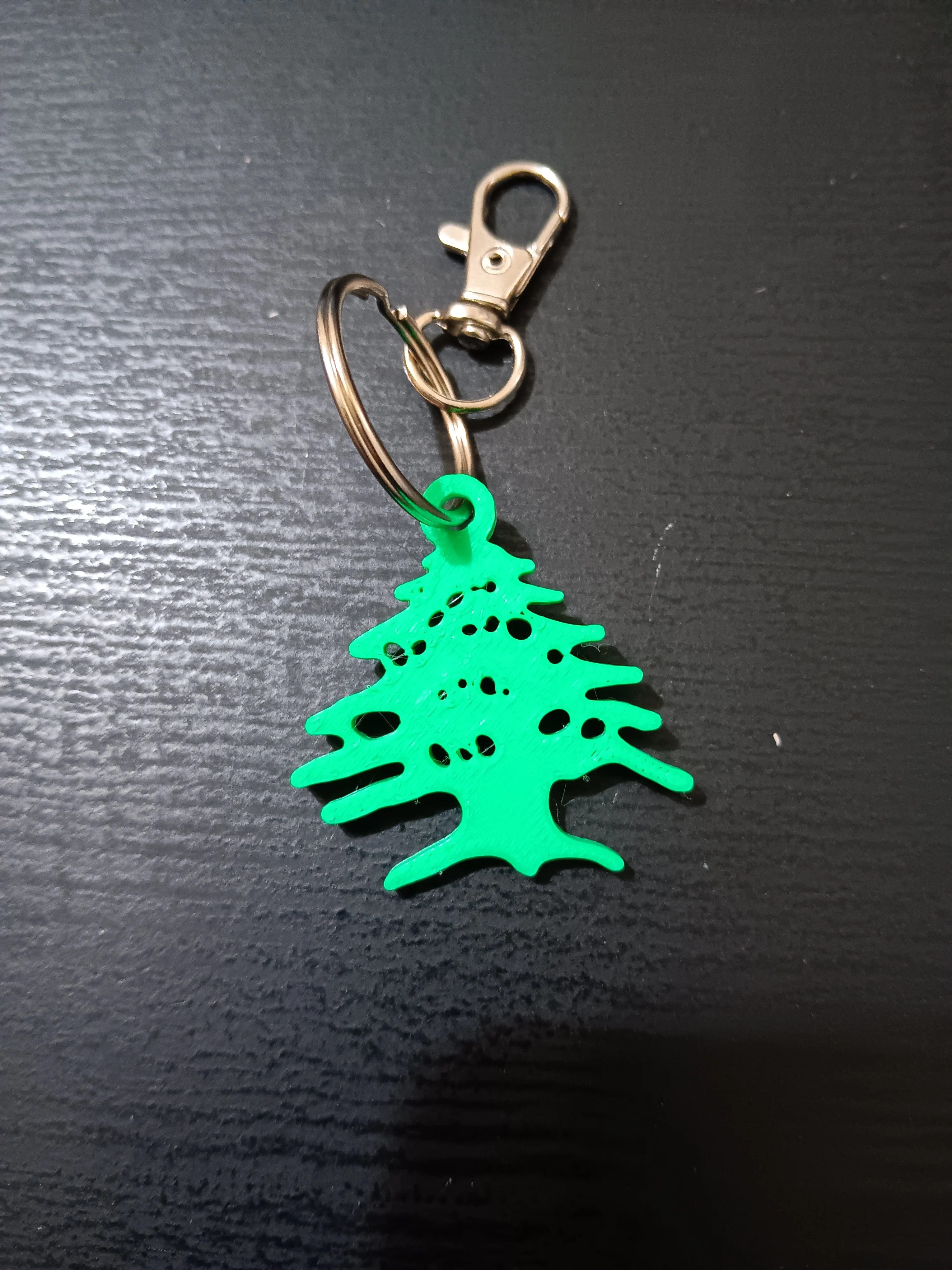 Lebanese Cedar Tree Keychain
