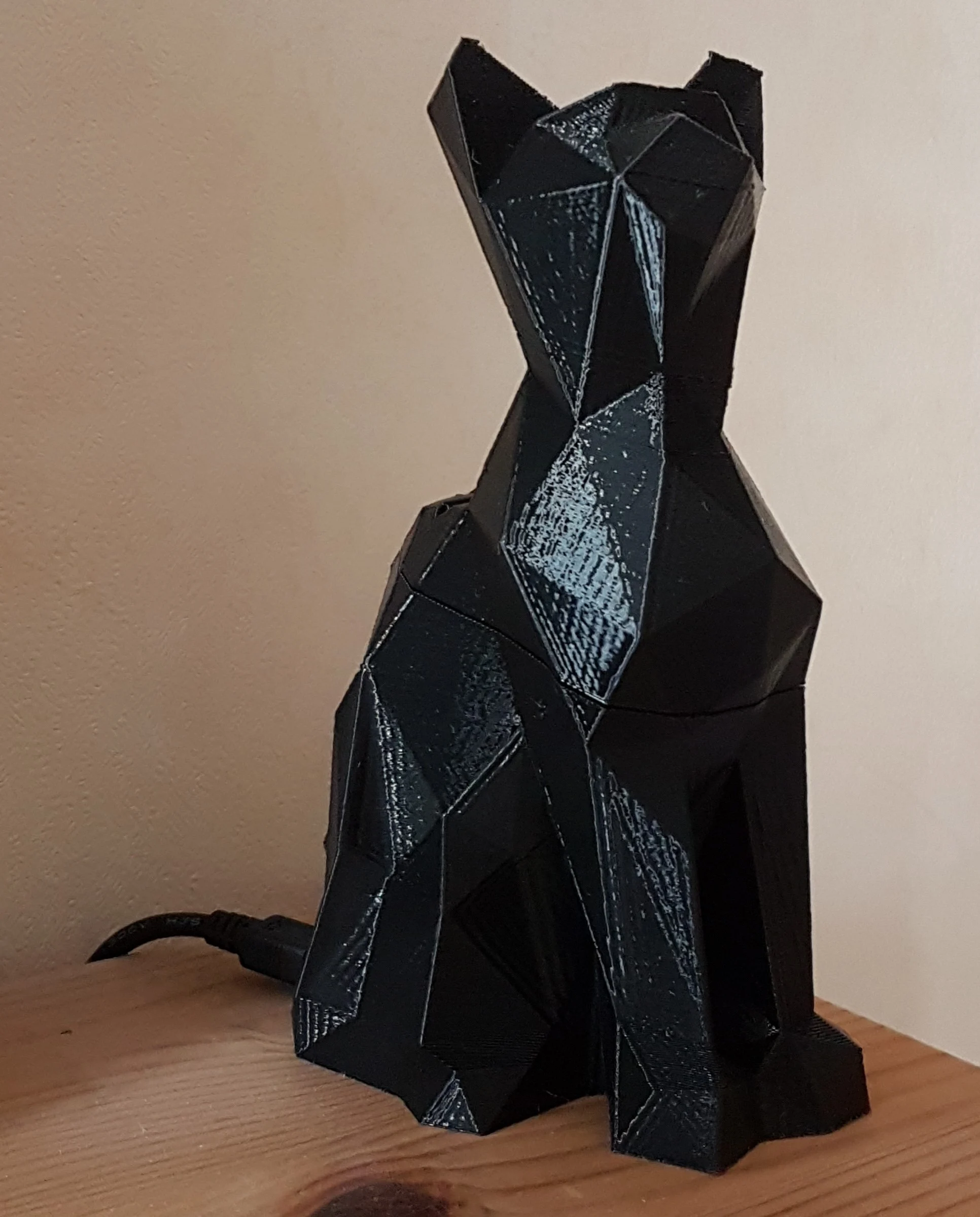 Indoor Weather Station - Low Poly Cat (ESP8266)