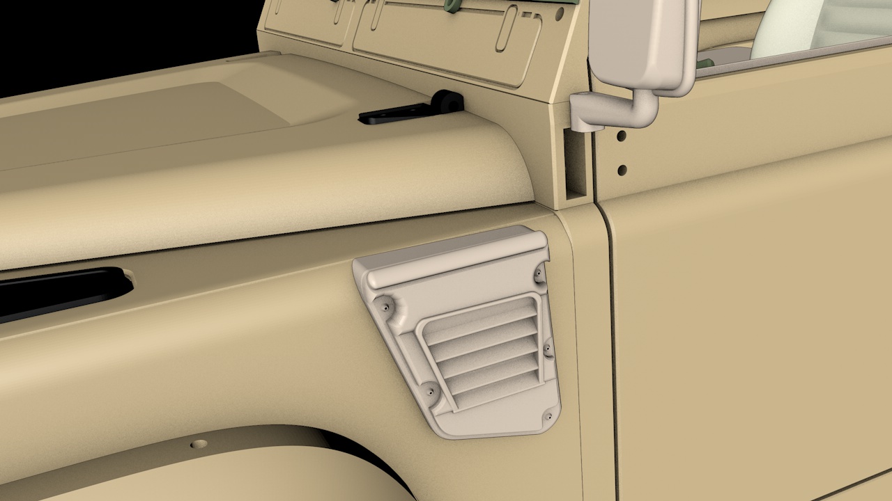 Land Rover LH WOLF MILITARY INTAKE