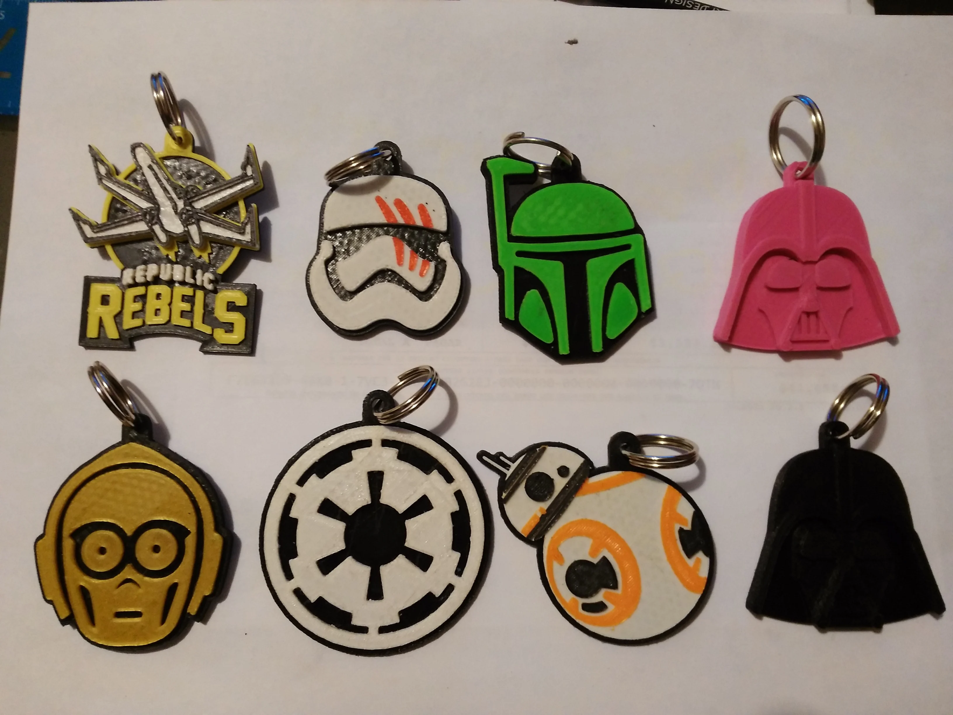 Starwars bobafett keychain