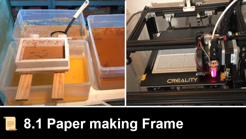 8.1 Paper making Frame
