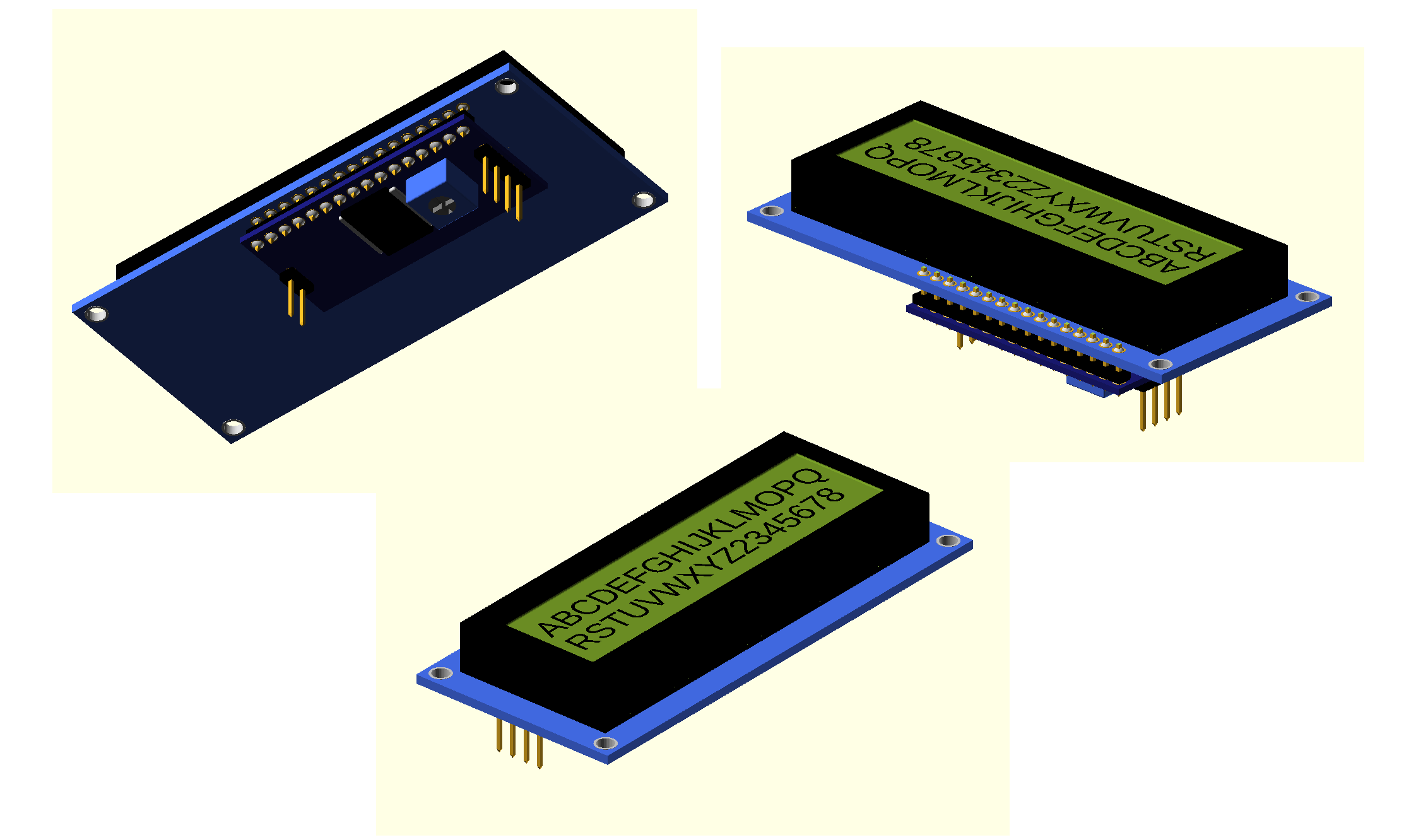 LCD 1602 with I2C interface