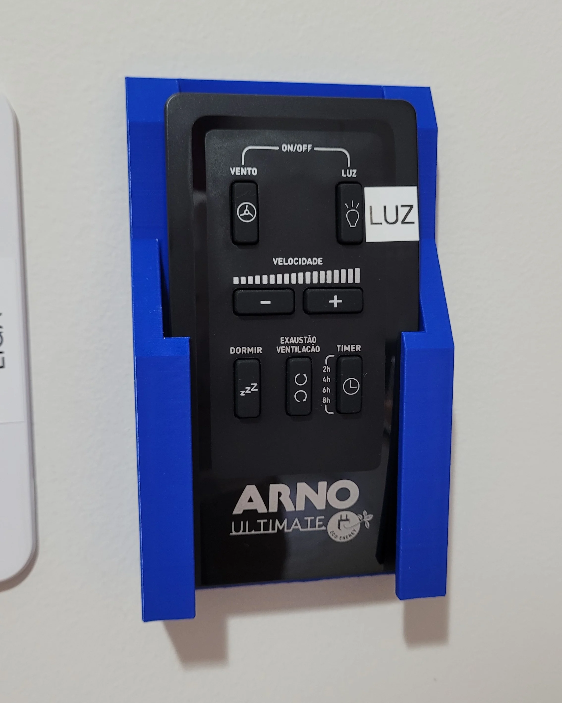 Suporte de parede simples para controle remoto do ventilator de teto Arno Ultimate