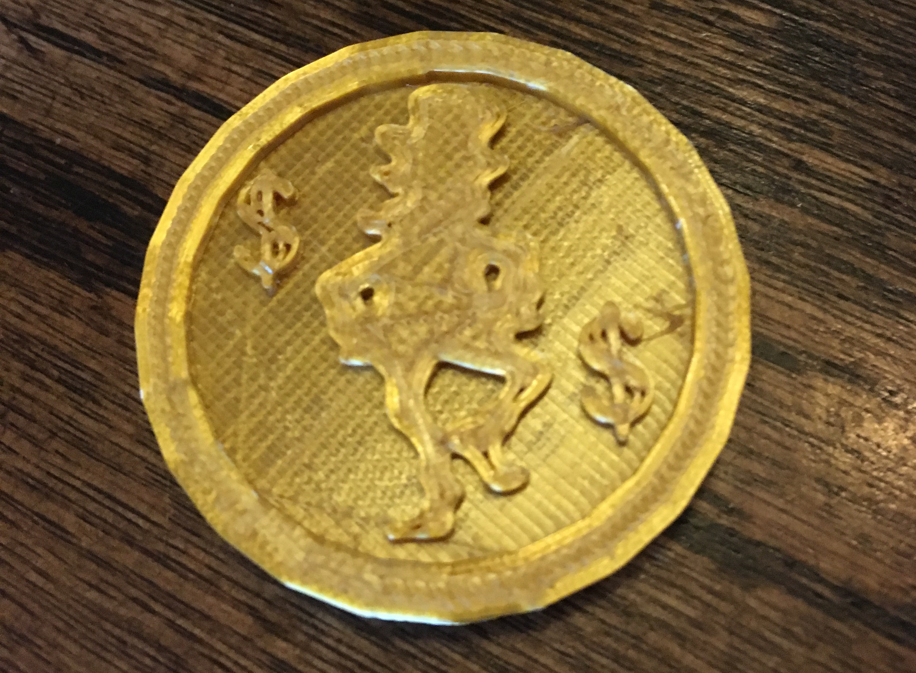 Leprechaun Gold Coin (Makerchip Size)