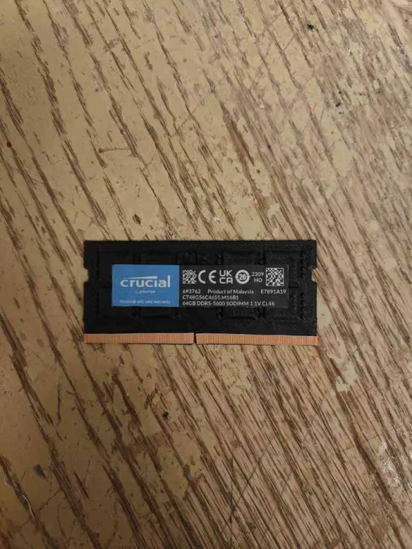 Crucial  64Gb DDR5-5600 SODIMM