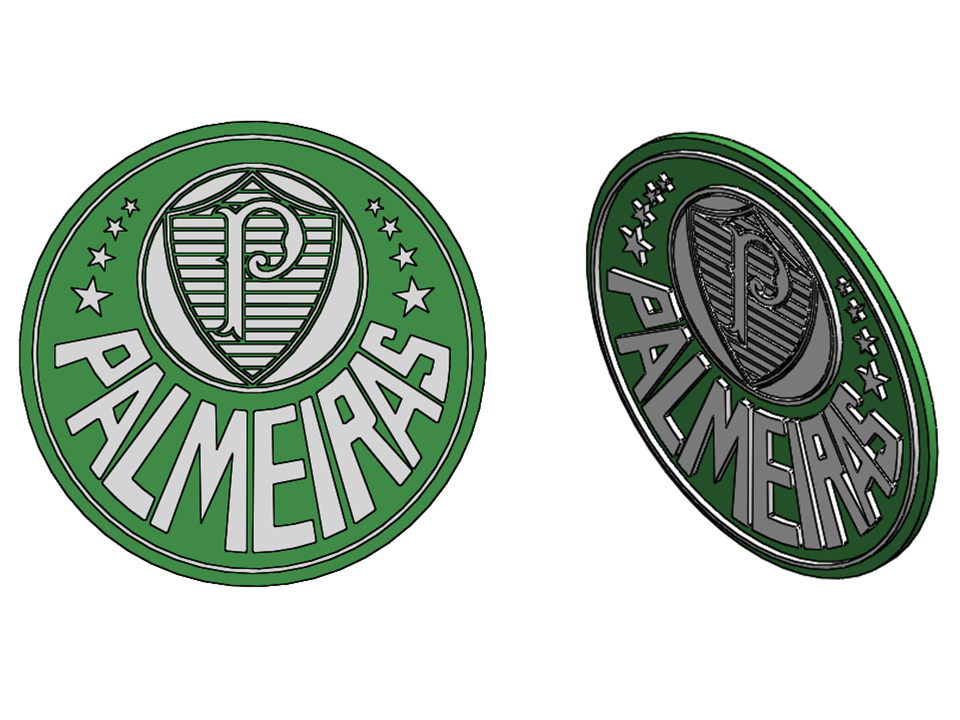 Sociedade Esportiva Palmeiras Badge - Brazilian Soccer Team