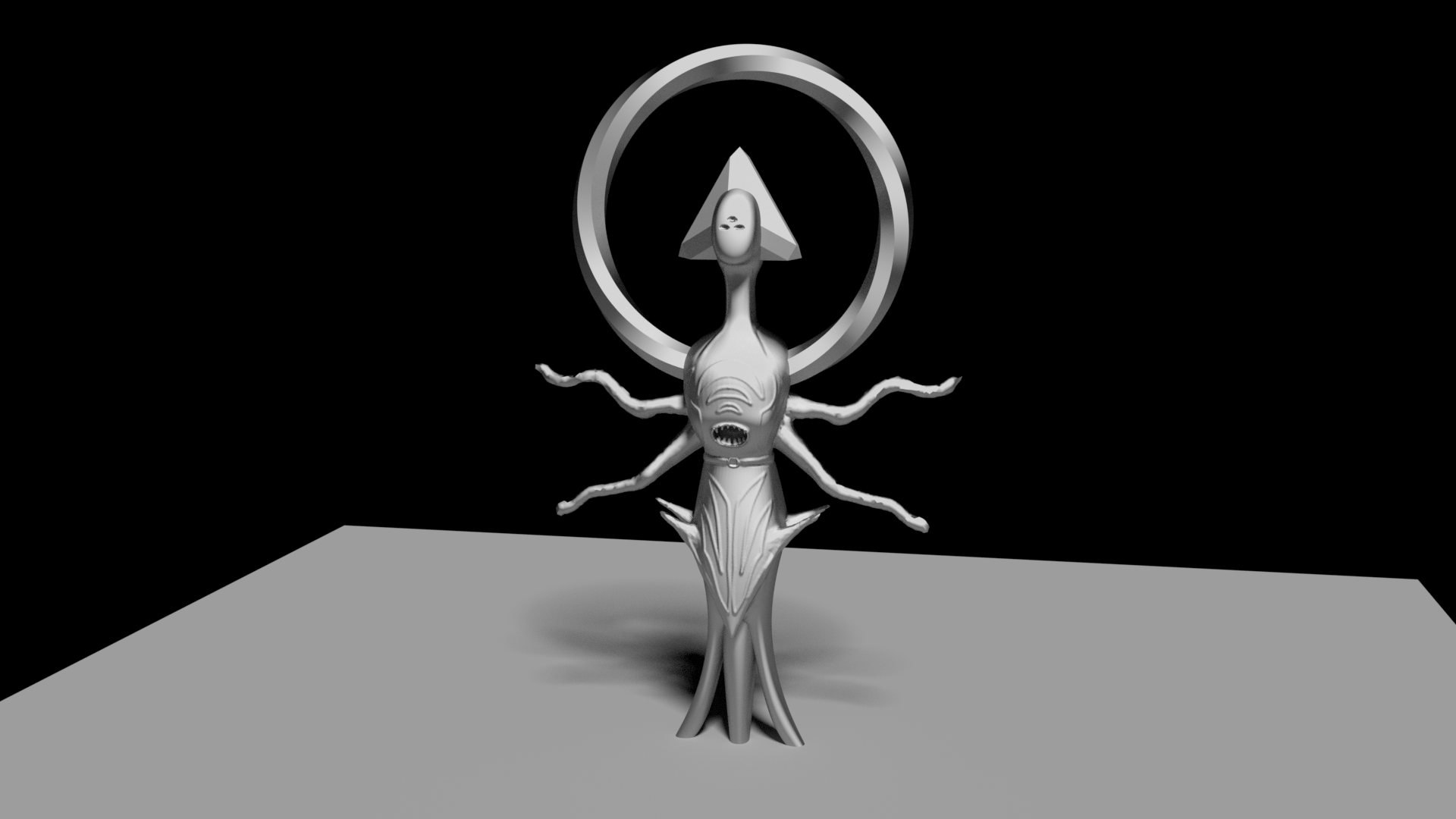Observant Archon (28mm scale miniature)