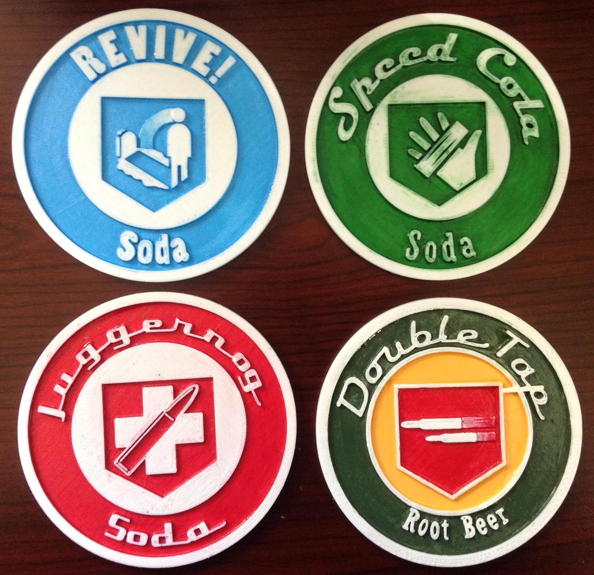 Call of Duty Zombies Perk Coasters