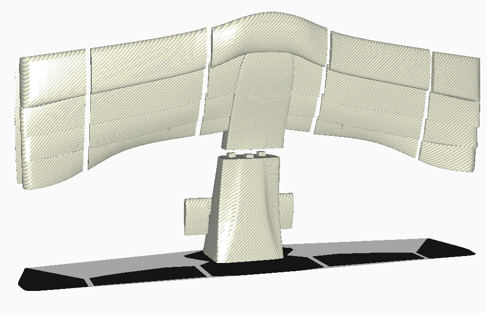 FULL SCALE Front Wing Inspired Ferrari Formula 1 F1-75
