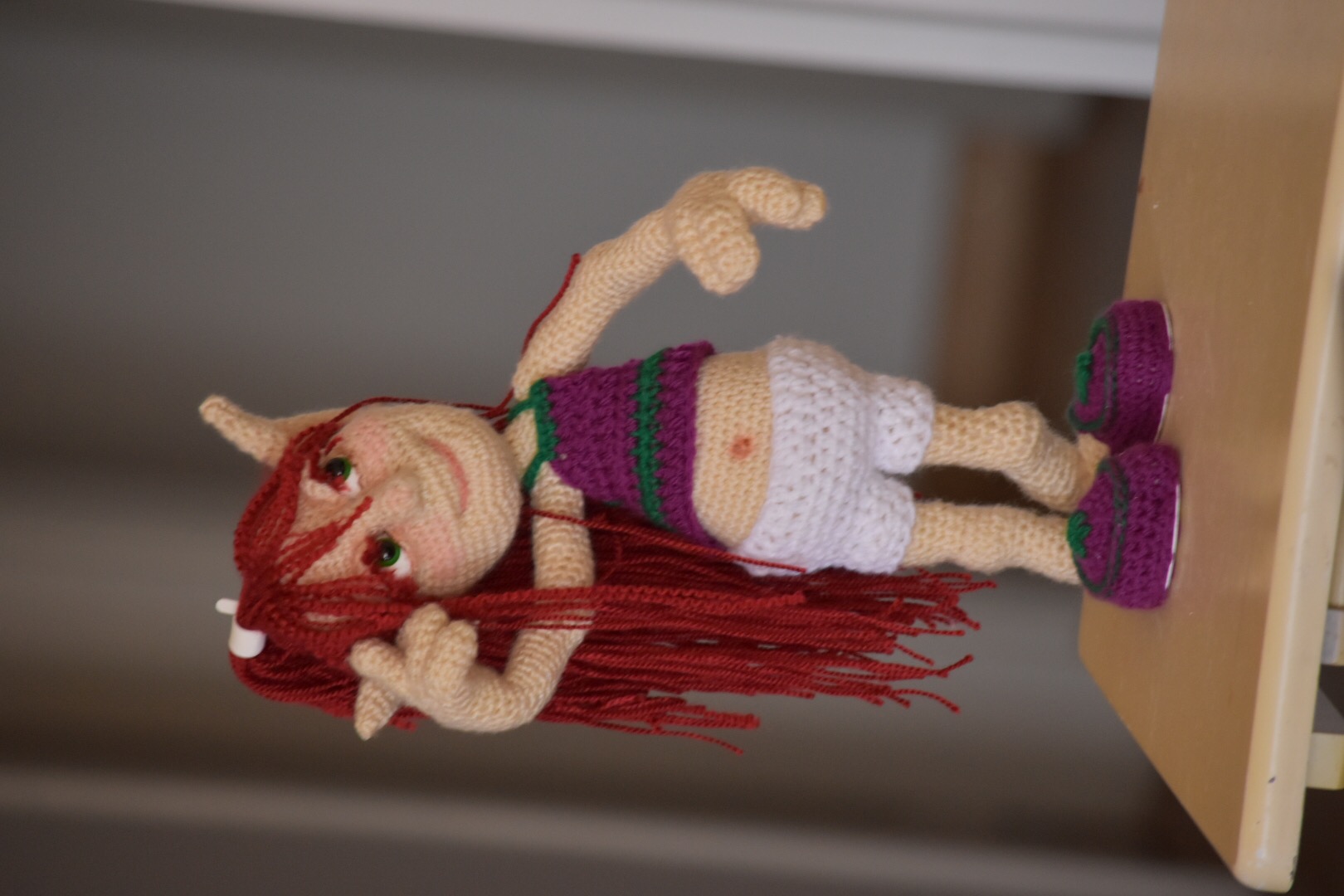 Posable skeleton for Crochet Characters