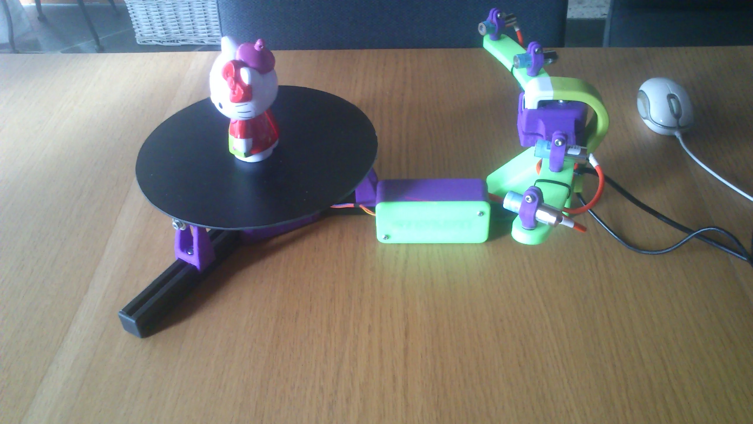 Sub 30$ 3D laser scanner Open harware/software project