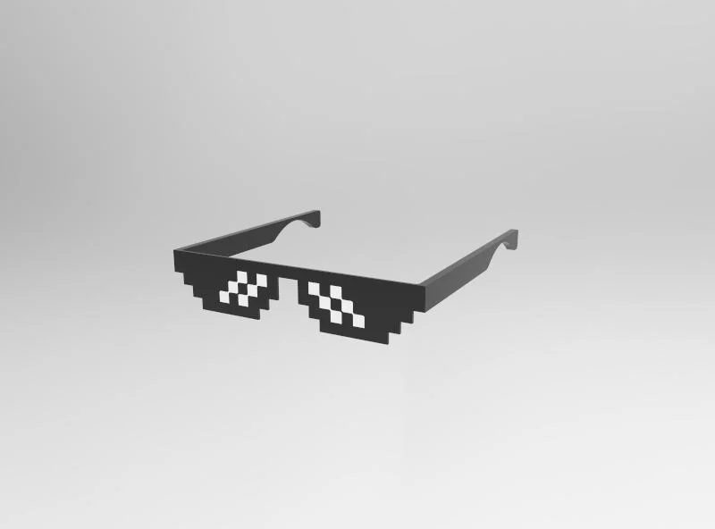Dual Color Thug Life Glasses