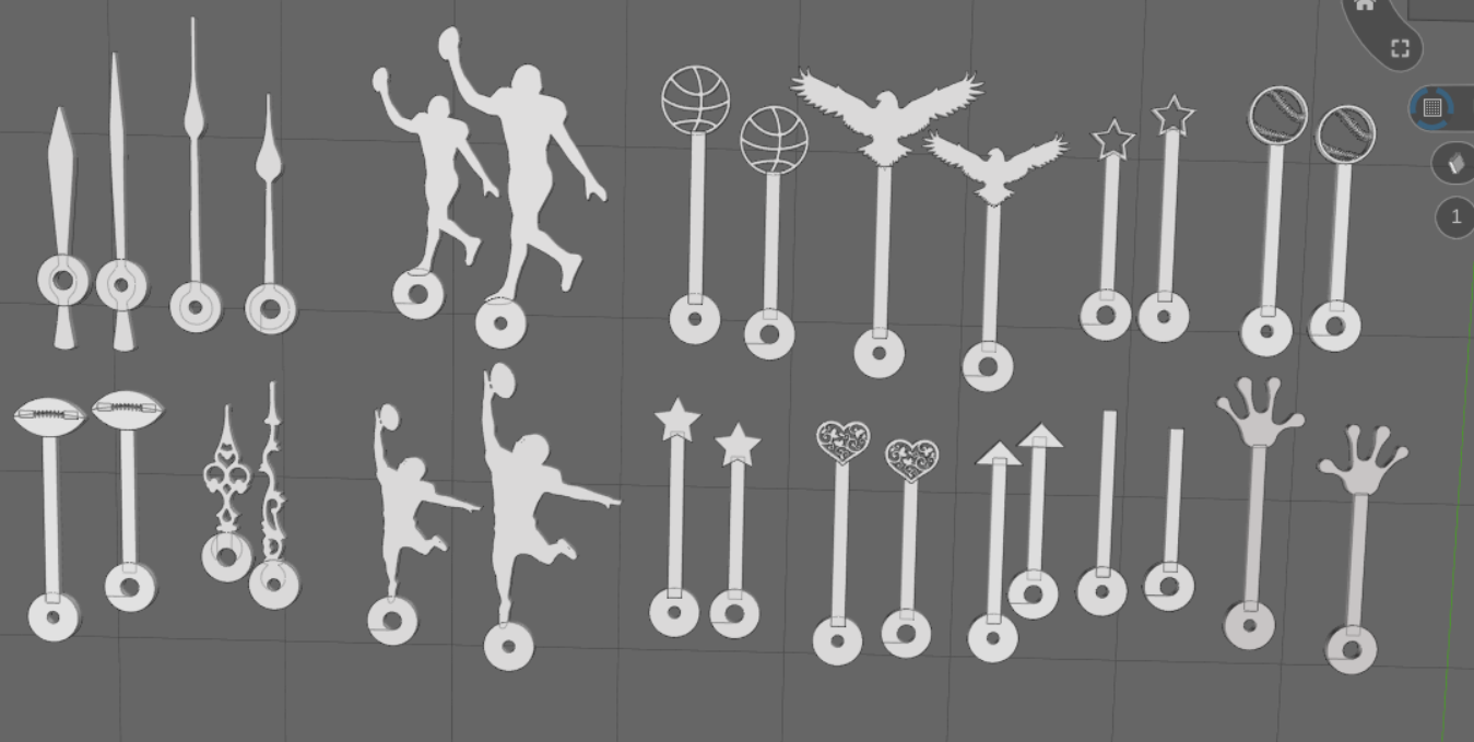 Assorted Clock hands