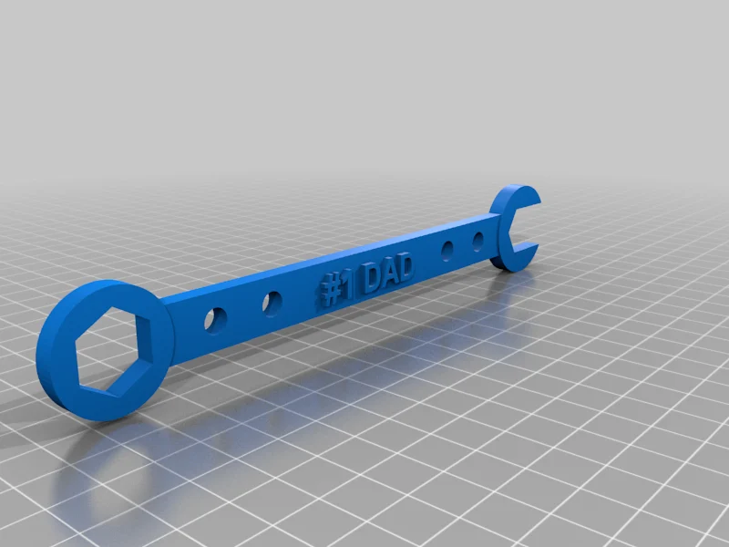 #1 Dad - Wrench Magnet
