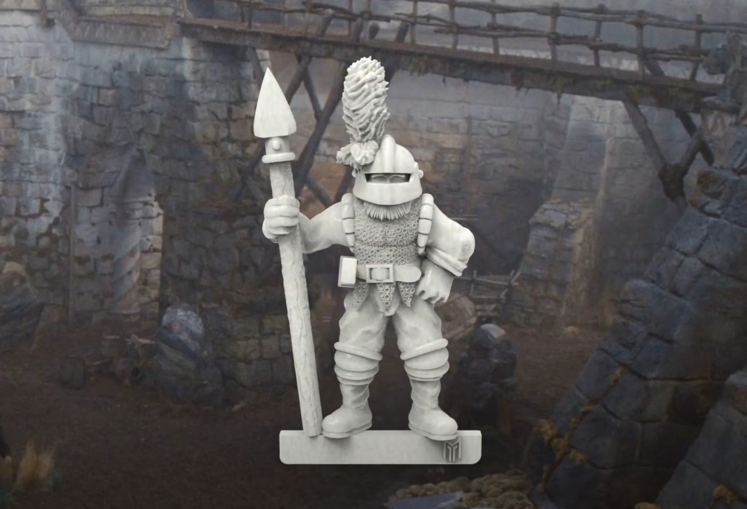 Black Pikeman - 28mm Model