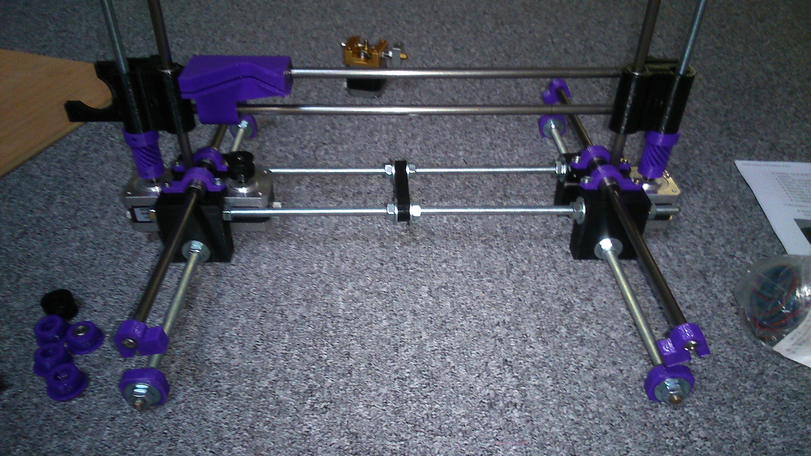 Wallace 3D printer (8mm rods, Nema 17)