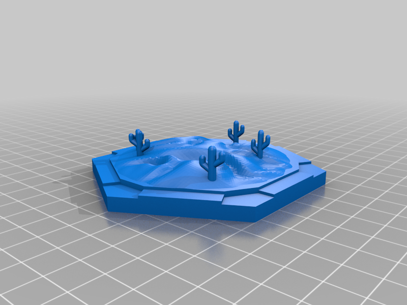 Catan Desert (Large Cacti)