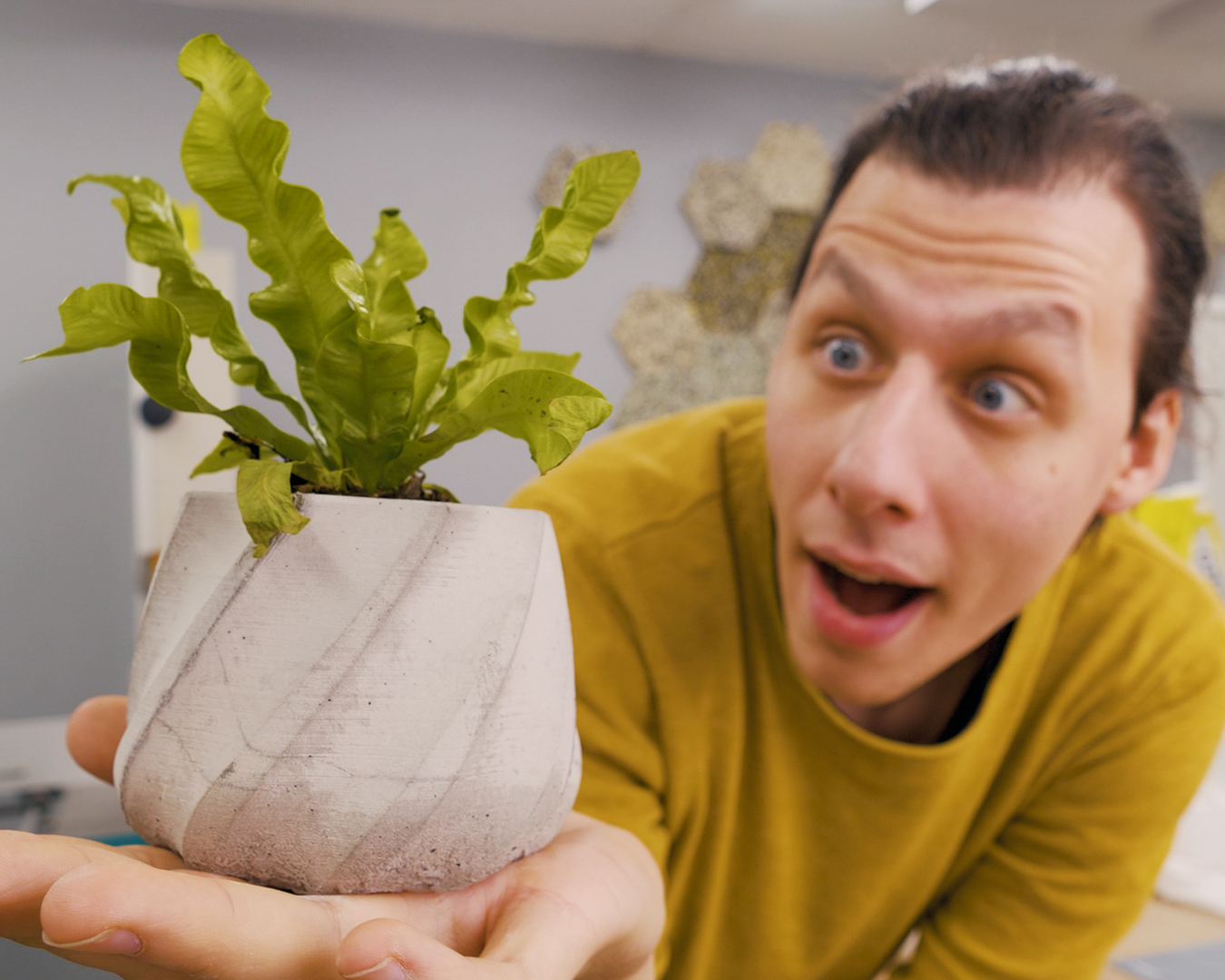 3D printed mold for planter