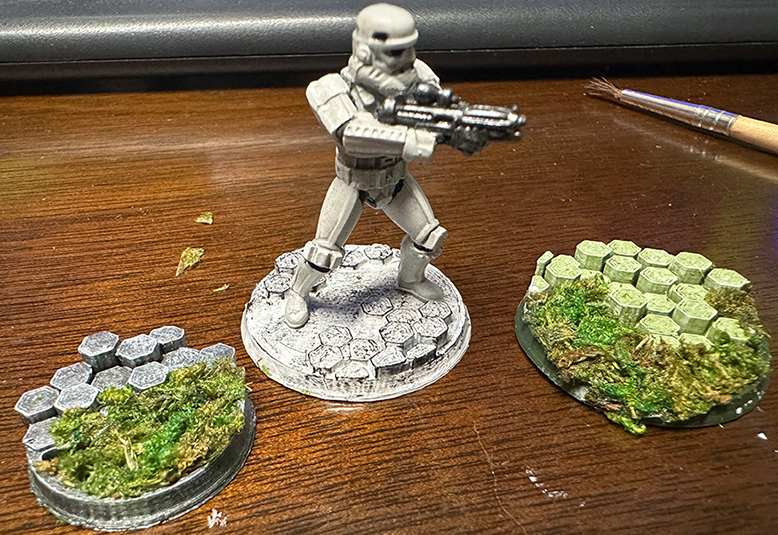 32mm Stone Rock Hex Fantasy Bases