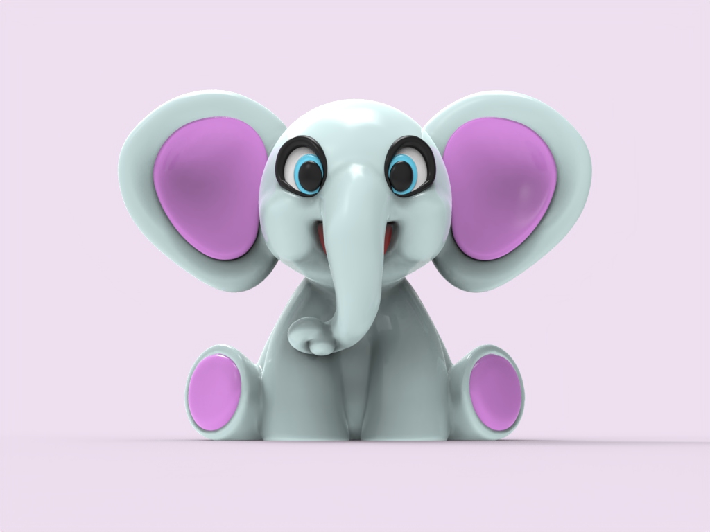 baby elephant kawaii
