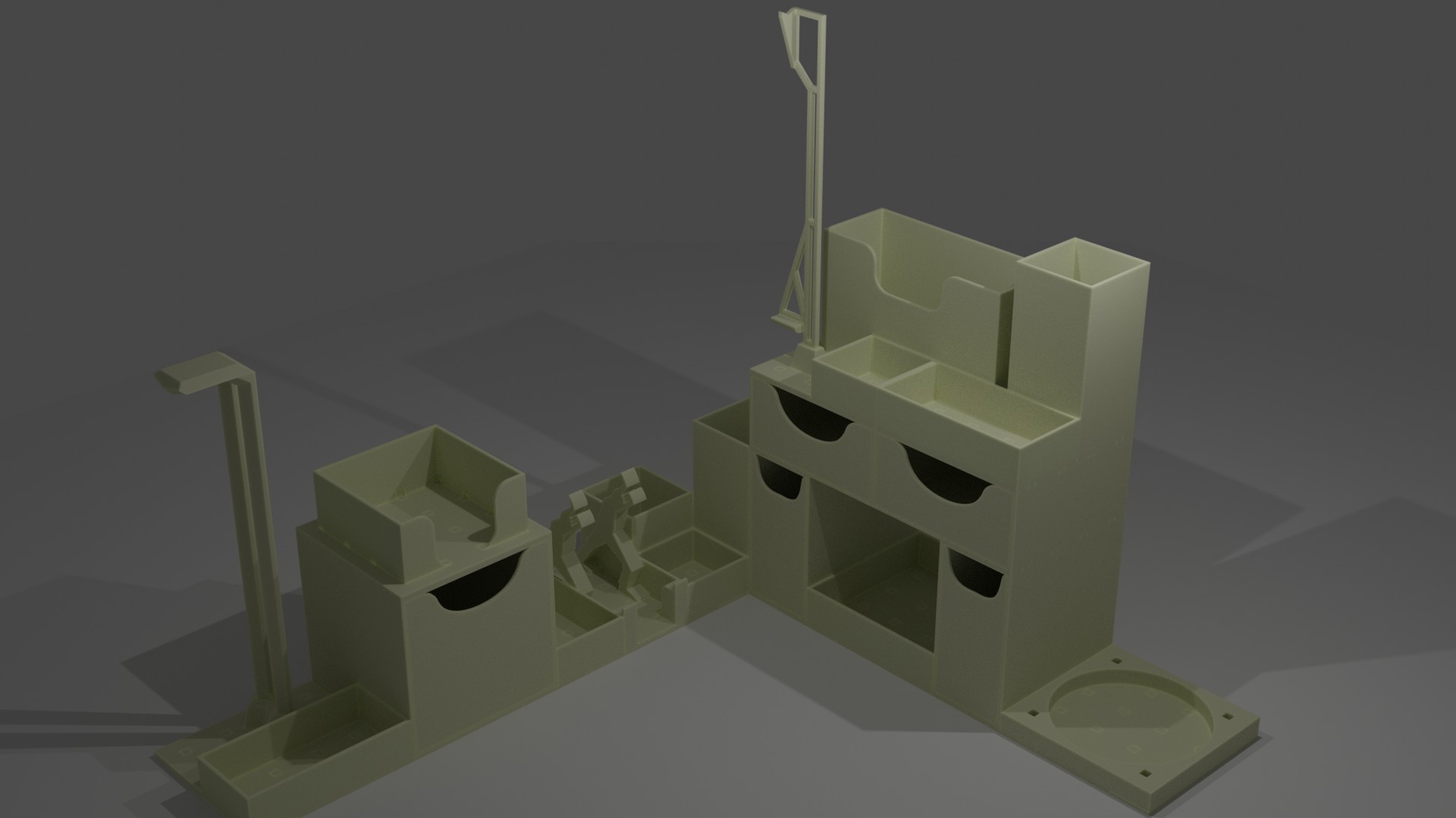 MODULAR DESK ORGANISER  - NO SUPPORTS EVER - OVER 27 MODULES