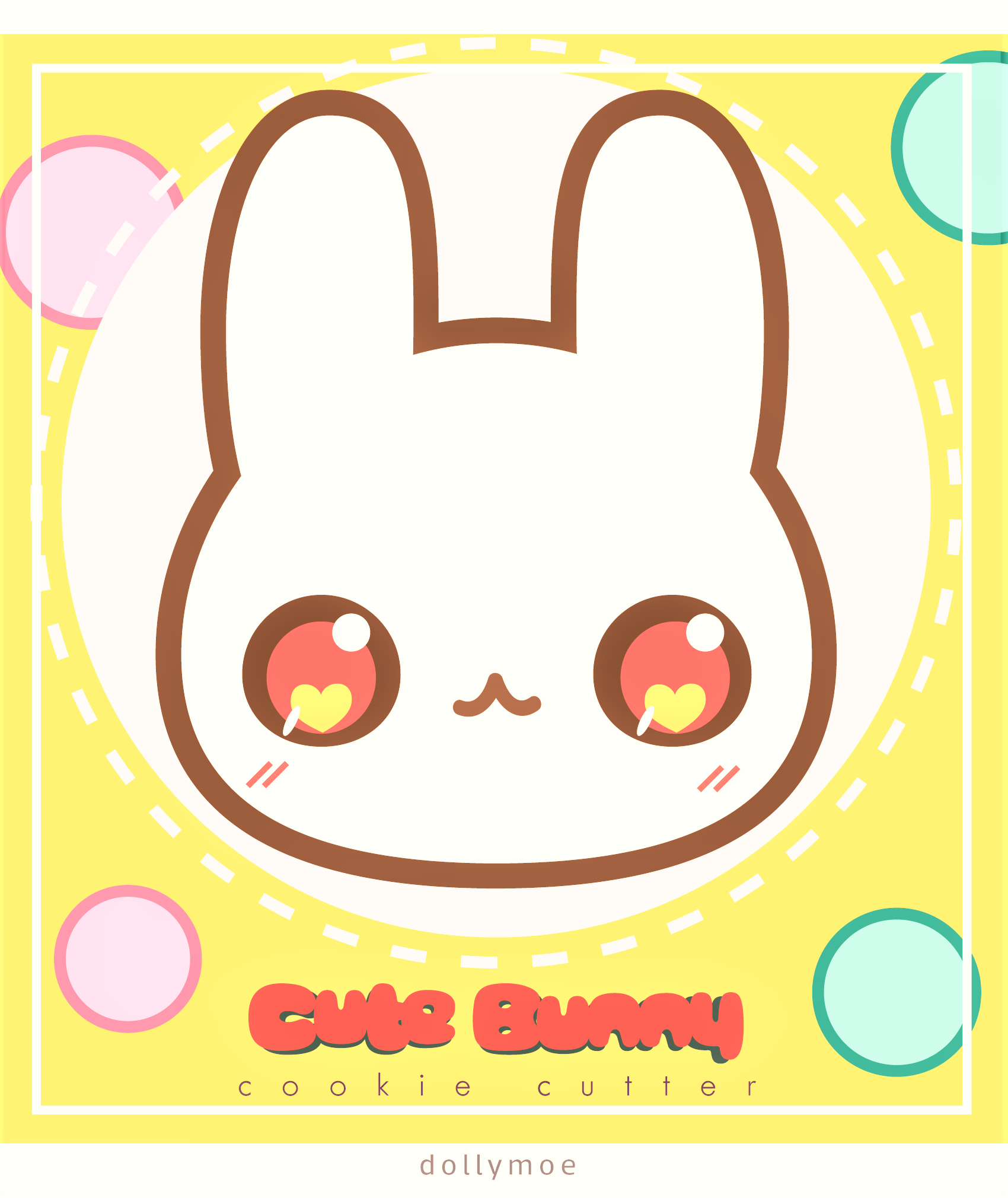 Cute Bunny cookie cutter