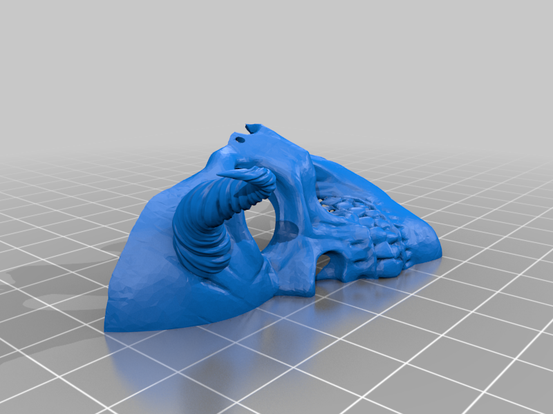 facemask-skull with horns
