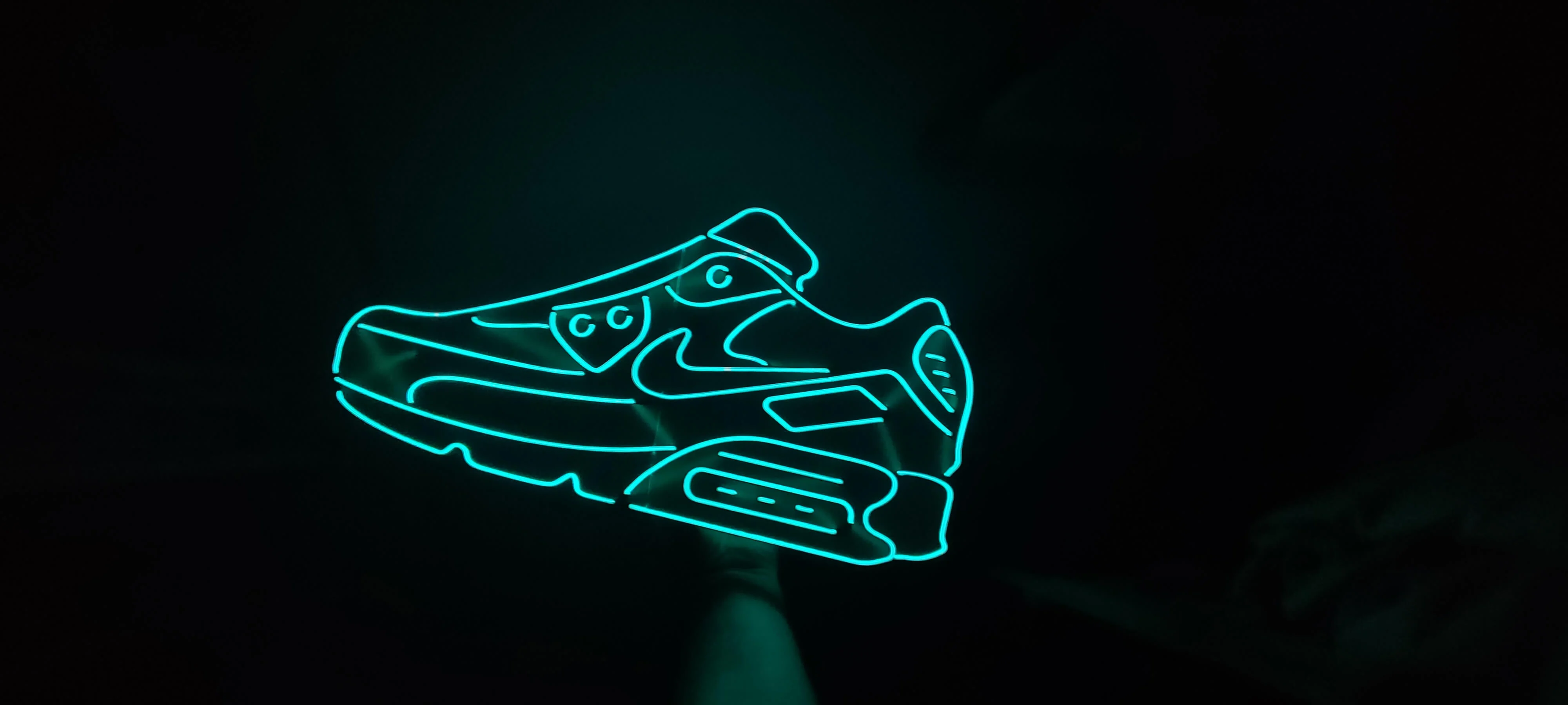 Air Max 90 EL Wire Sign 400MM Width