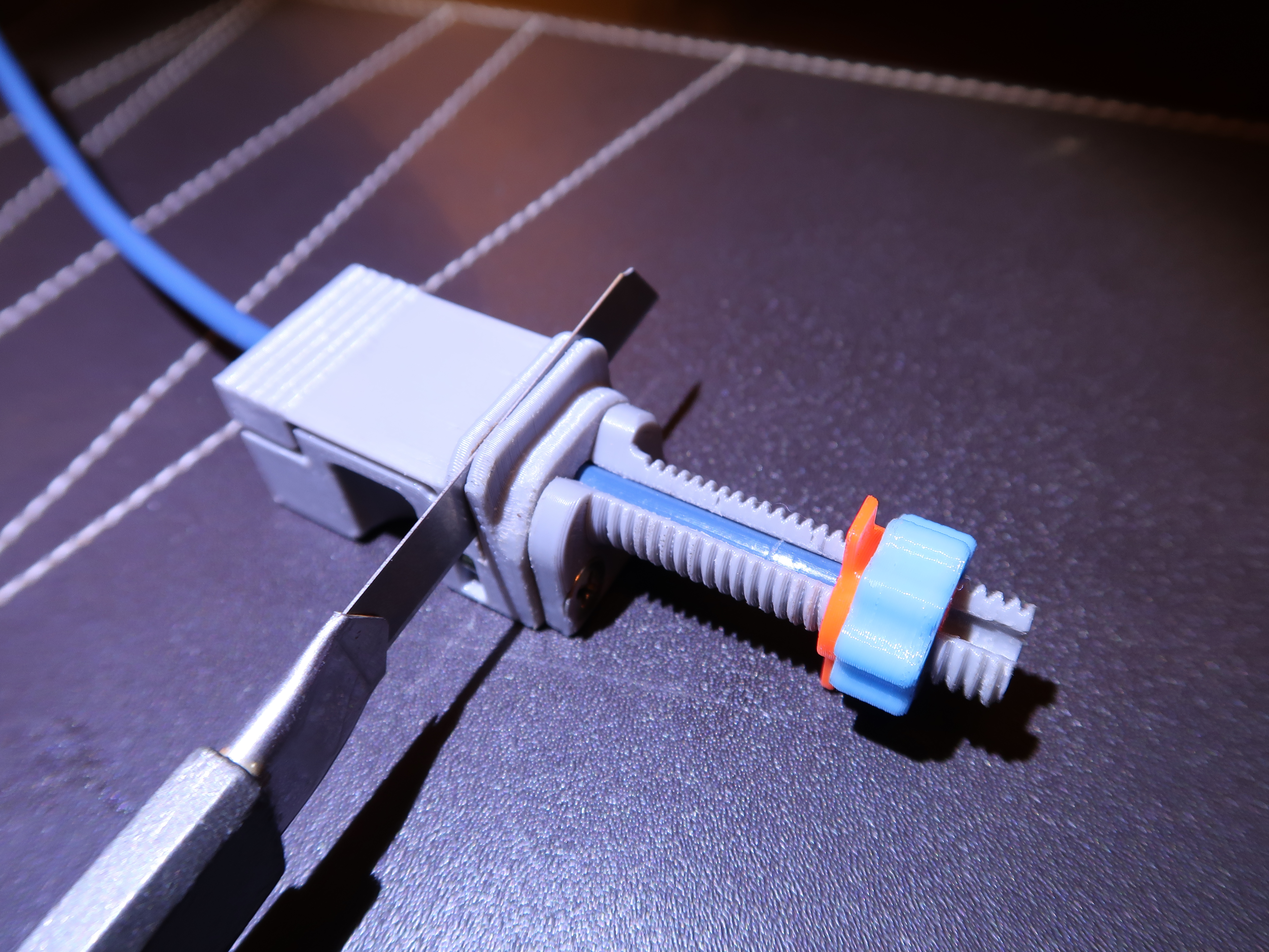 Capricorn PTFE Tube Cutting Guide With Gradually Adjustable Length of Tube.