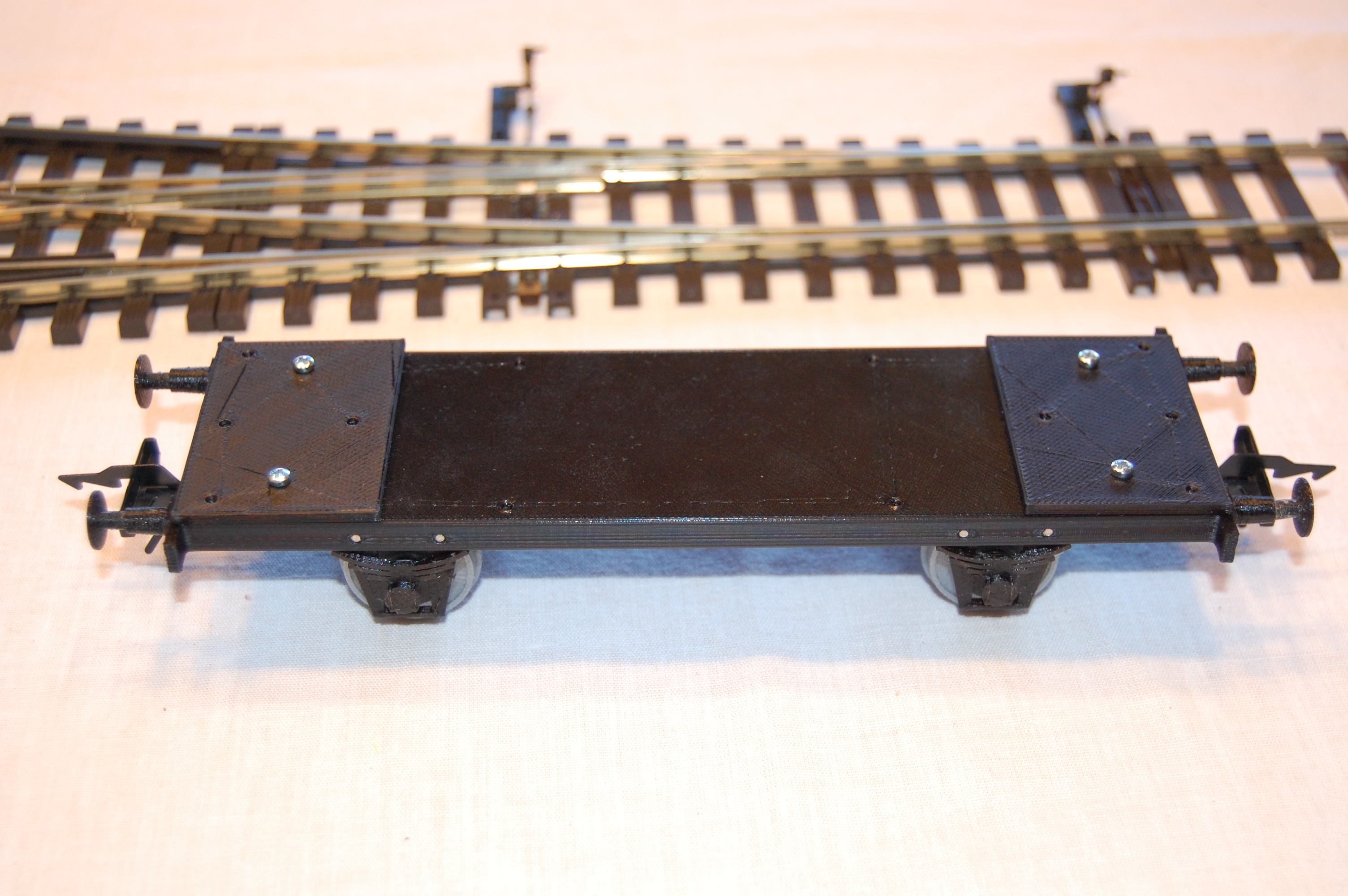 Basic 0-scale Project: Freight Car 2-axle Chassie