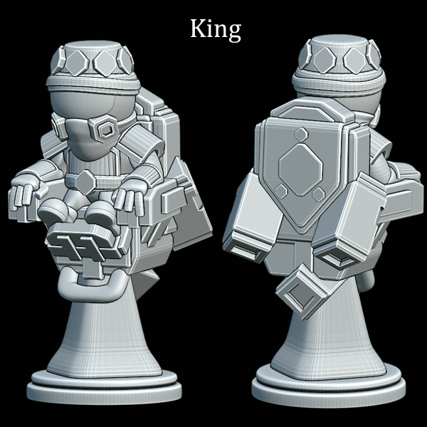 Astronaut Chess King