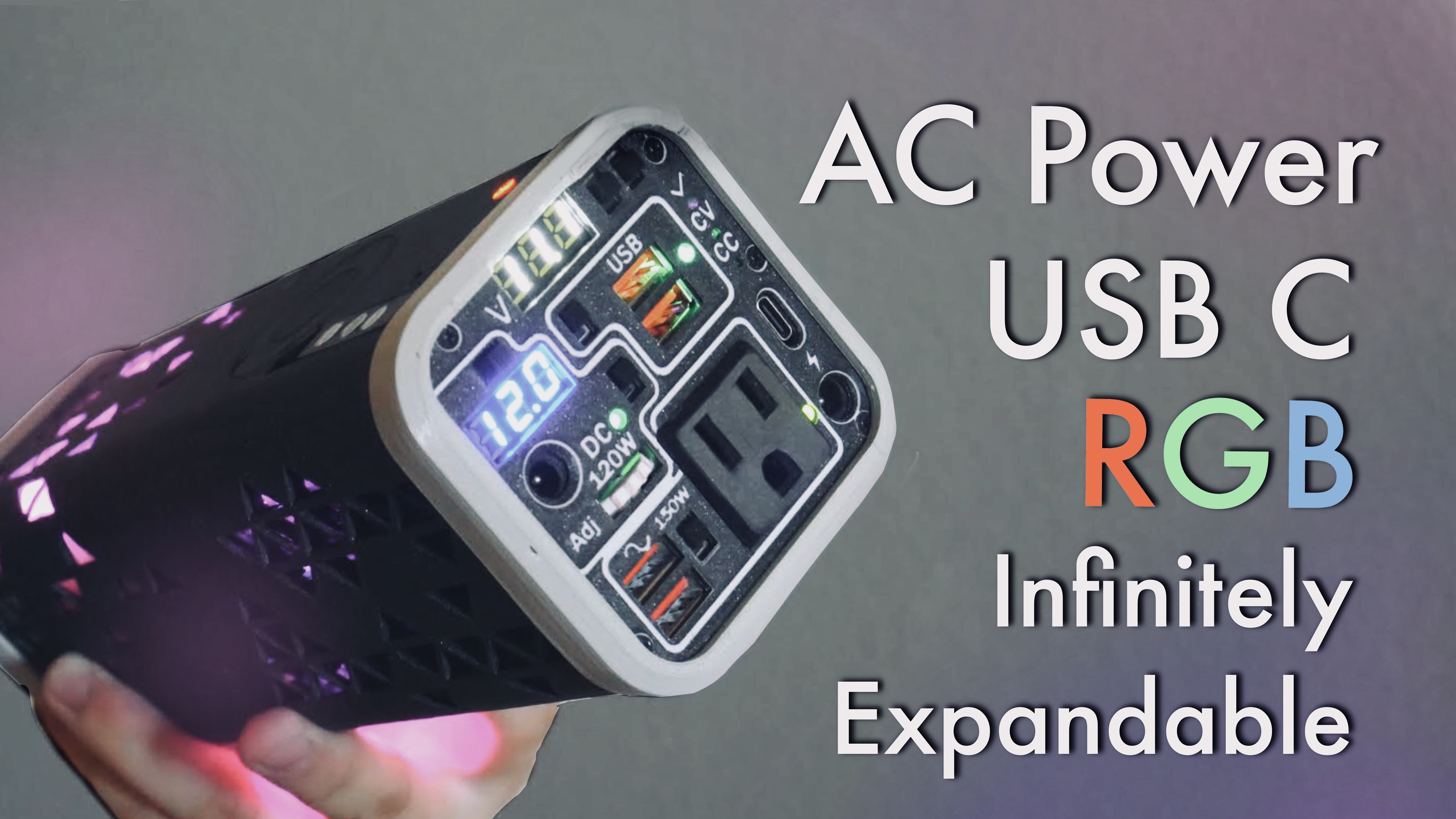 Ultimate 18650 Power Bank with Infinitely Expandable Capacity