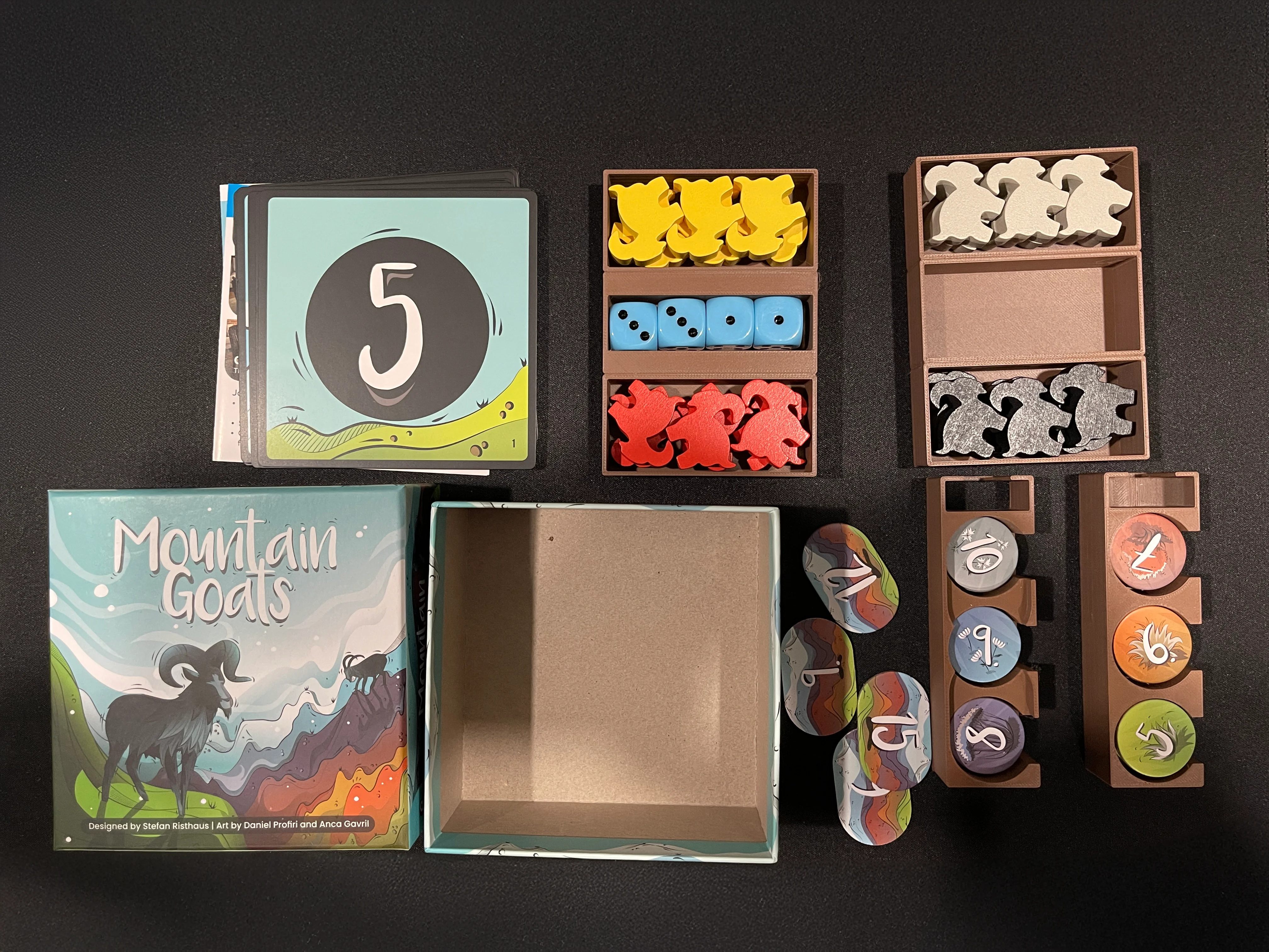 Mountain Goats board game organizer remix
