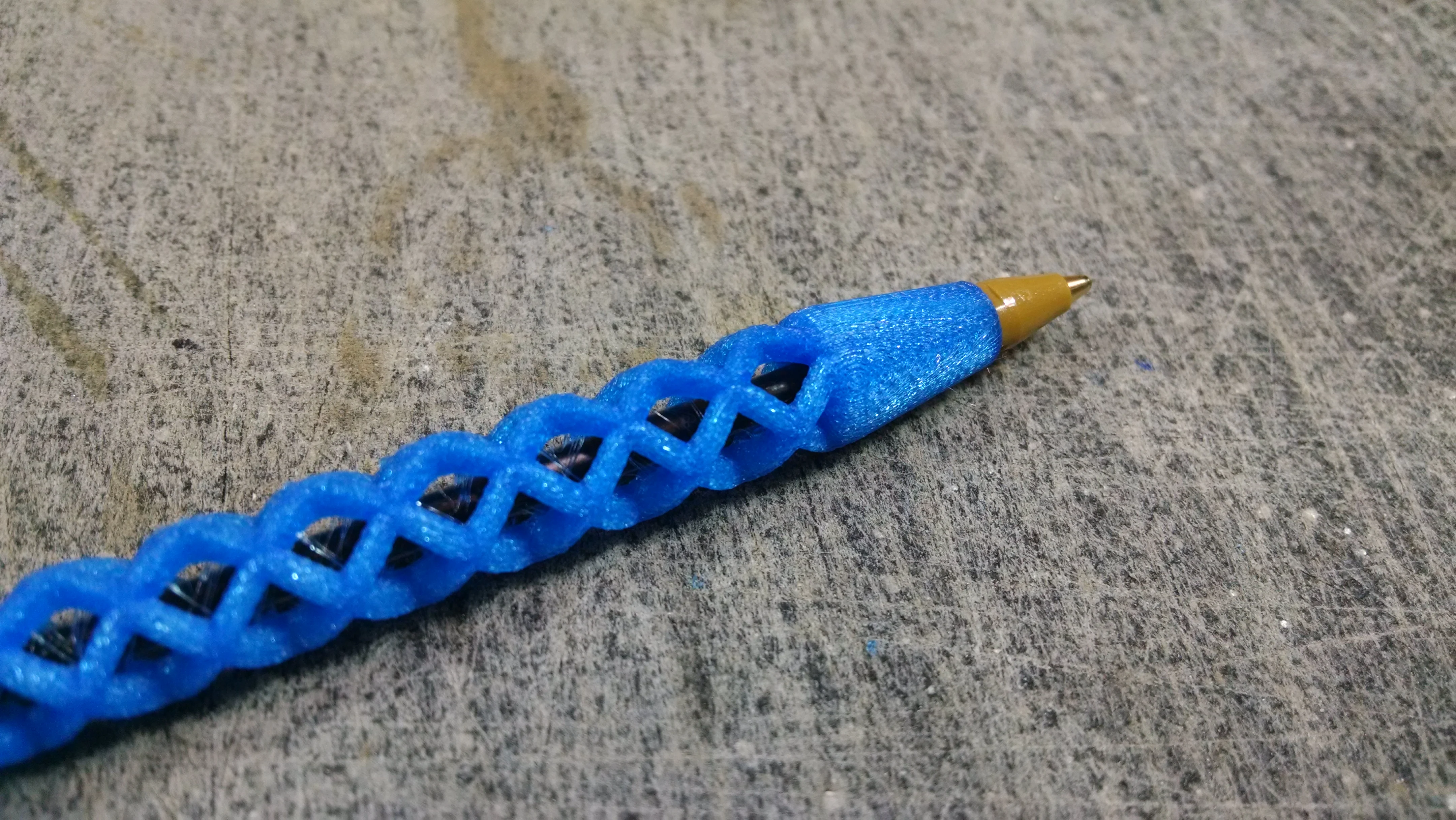 Double Spiral Ballpoint Pen Body