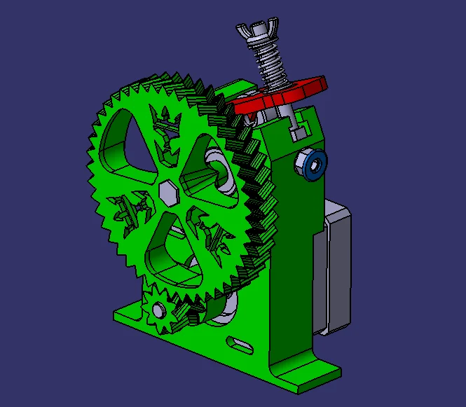 Powerless Nema 17 Upgrading Power With MK8 Gear Extruder