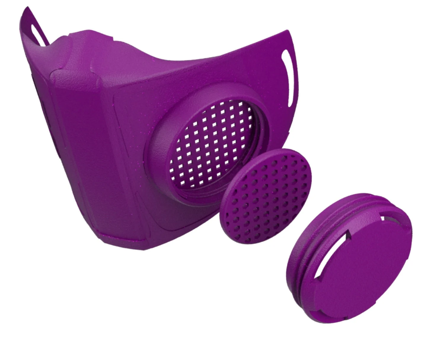 Double filter Nanohack N95 respirator mask COVID-19 open scource