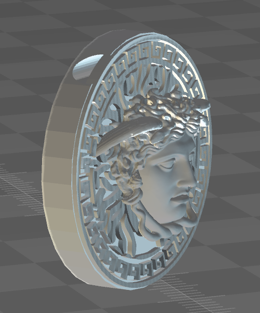 Medusa pendant