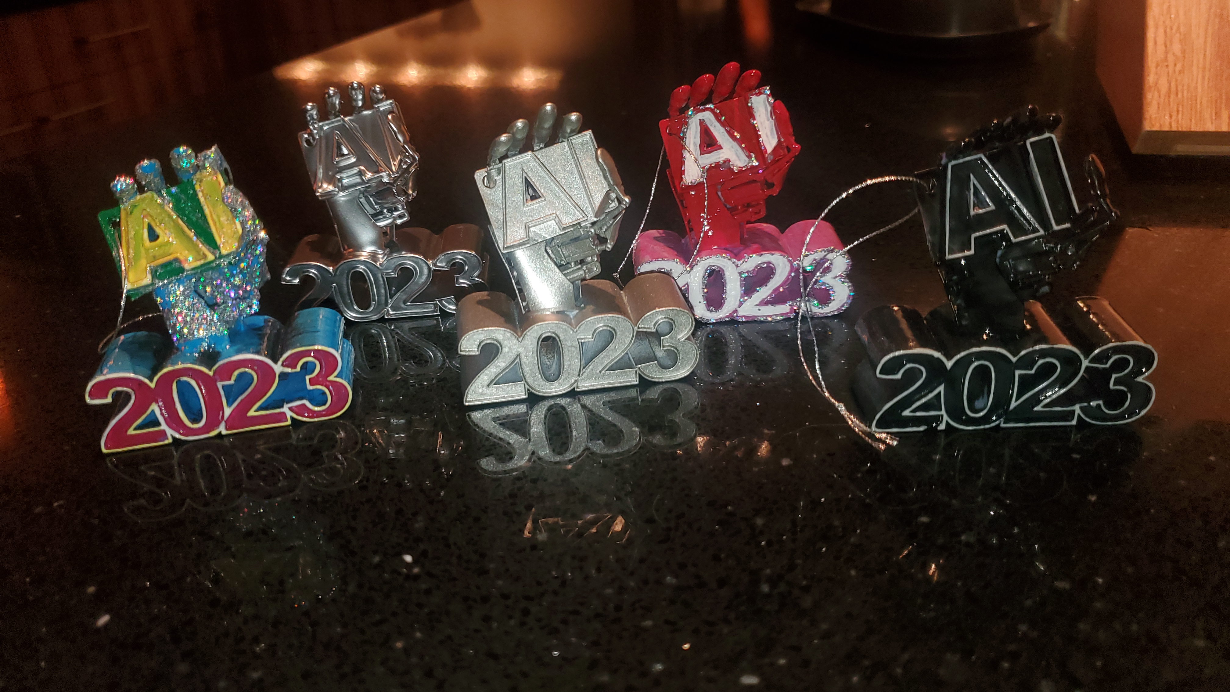 2023 Christmas Ornament (AI Themed)