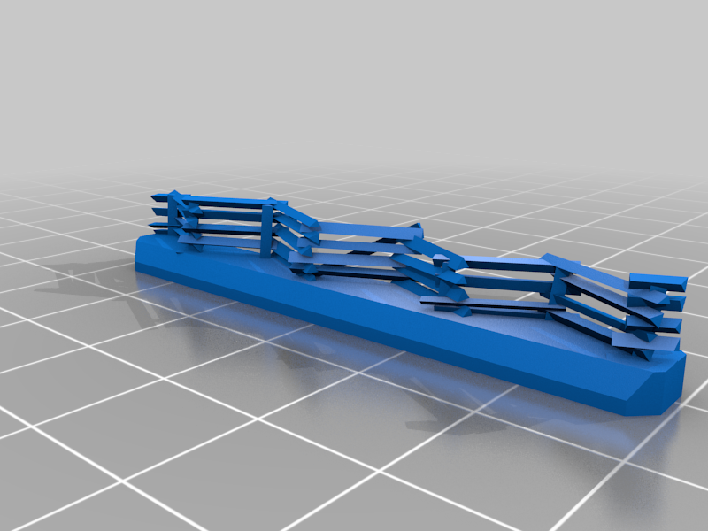 Redesigned Triangle rail fence