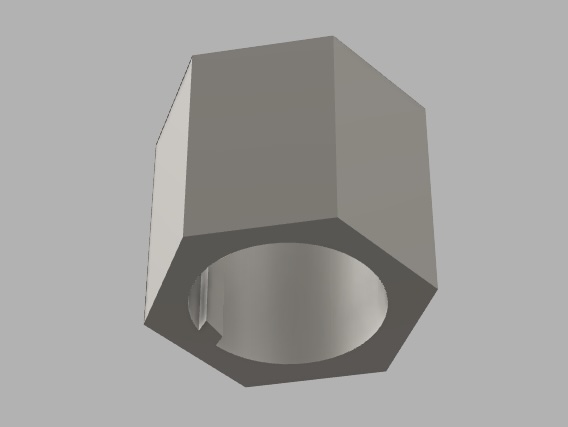 Simple Hexagonal Trimpot Knob