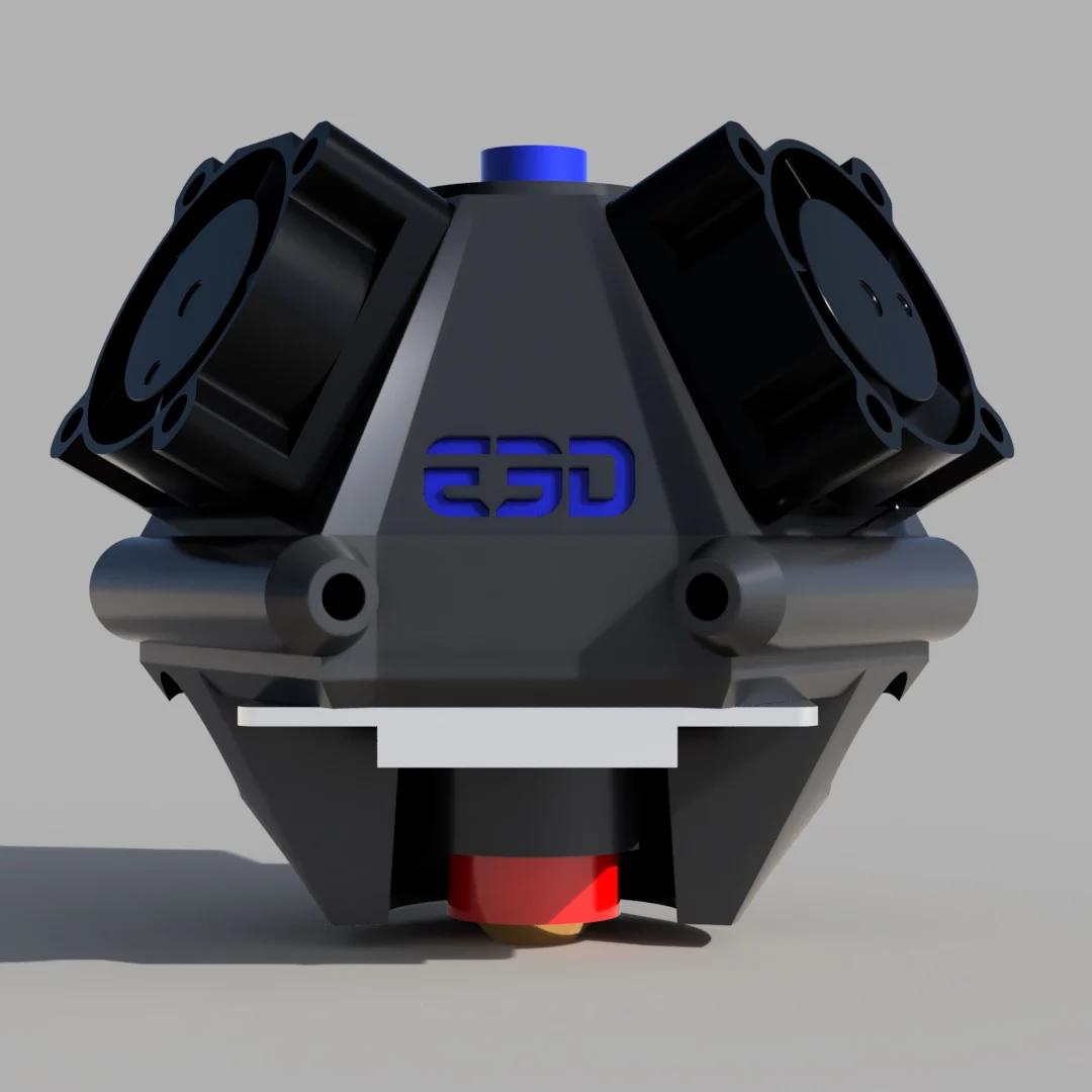 Delta effector for E3D Revo micro, with autolevel mount (opt.)